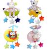 Baby Music Infant Toy for Newborn Plush Bed Hanging Educational Rattle