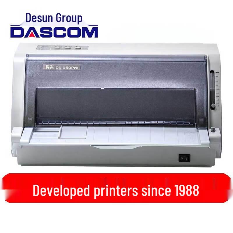 DASCOM DS-650PRO Dot Matrix Printer CN plug (adapter included)