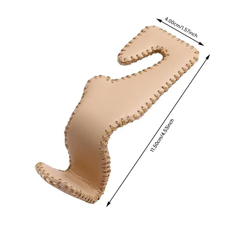 Многофункциональный крючок Новый креативный кожаный сиденье автомобиль Универсальный автомобильный крючок спинка сиденья скрытый автомобиль дом маленький крючок