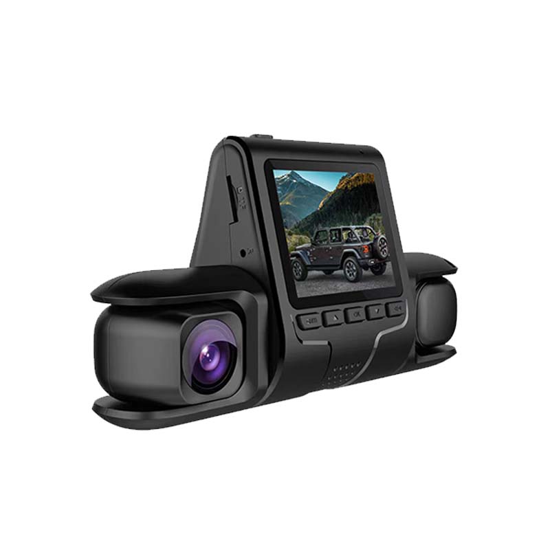 1080P Triple Lens Car Dash Cam Dashcam Front Inside & Rear HD Car DVR 120° Angle Loop Recording Gravity Sensor