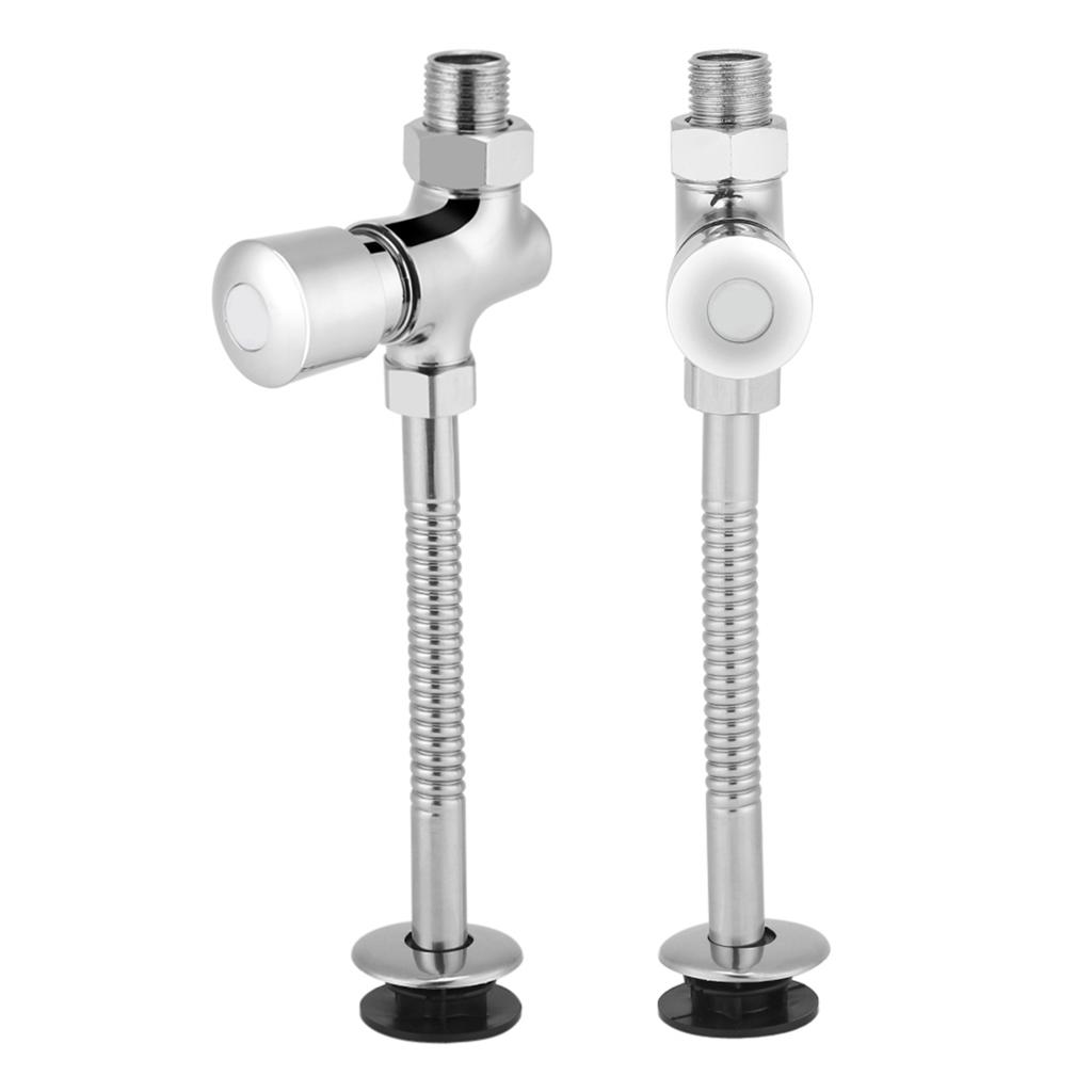 Urinal flush valve, zinc alloy toilet urinal flush valve mand assembly with 0.8 MPa manual manual automatic flush valve for toilets, supermarkets, hot