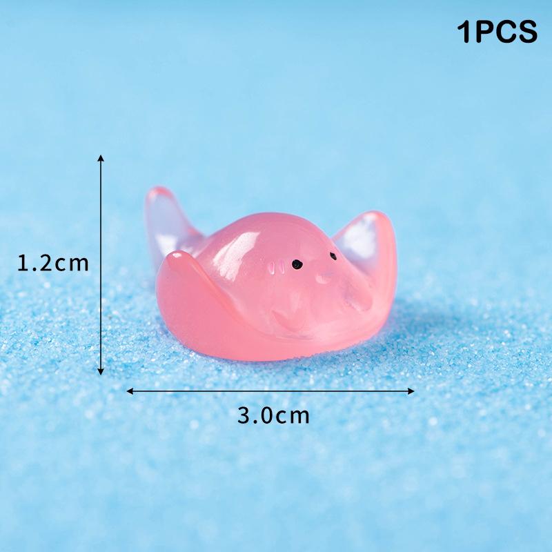 Мультяшный светящийся орнамент мини-светящийся кулон в виде животного микро-сада ландшафтные украшения своими руками игрушки украшения для аквариума