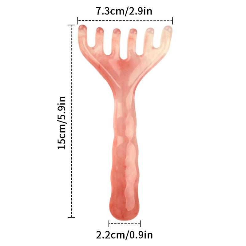 Head Massager Resin Deer Antlers Scalp Massage Gua Sha Head Relax Relief Stress Improve Sleep Scalp Scraping Massager