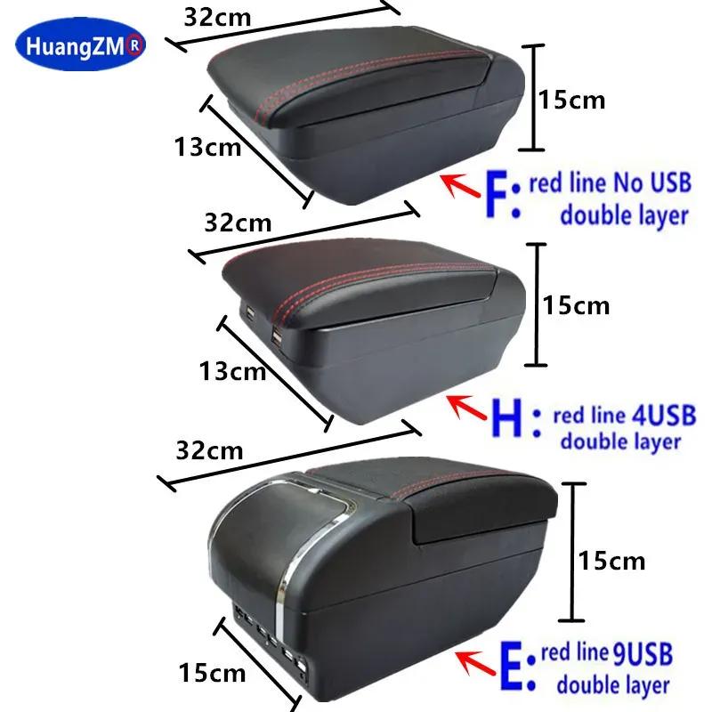 Universal Car Armrest Box Universal Center Centre Console Armrest Large space Central Store Content box with cup holder ashtray