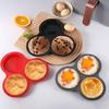 Silicone Cake Mold for Air Fryer 3 Cup Jumbo Round Muffin Top Pans BPA-Free Omelette Baking Mold for Egg Cakes Muffins Tarts Pancakes