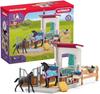 Schleich Конный клуб Мини-конюшня с родителями и ребенком 42611
