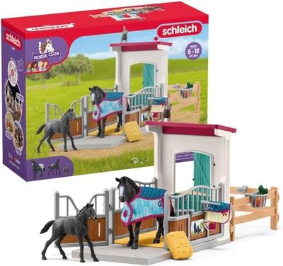 Schleich Конный клуб Мини-конюшня с родителями и ребенком 42611