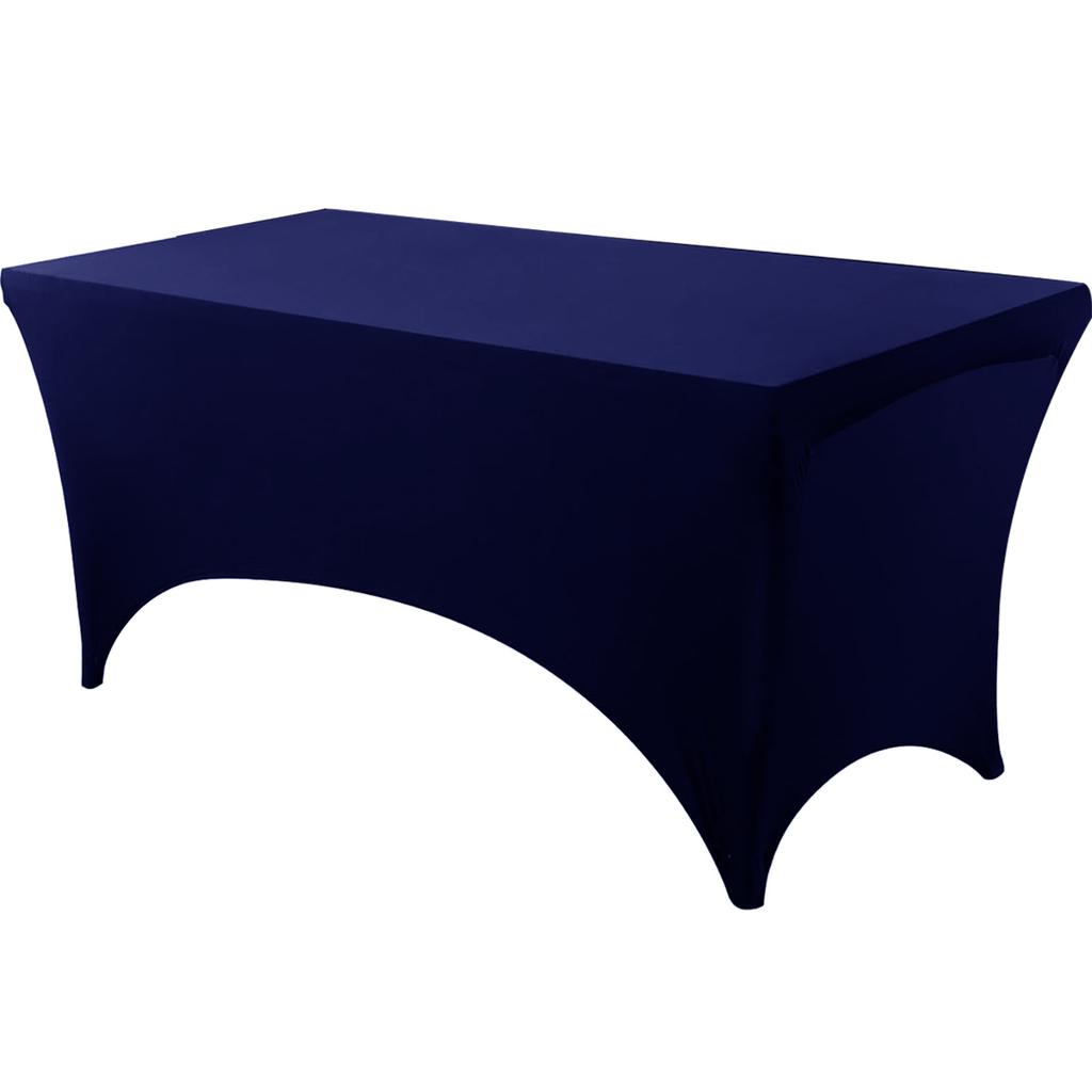 Скатерть спандекс плотно облегающая моющаяся и устойчивая к складкам стрейч прямоугольная для патио мероприятия свадебных вечеринок чехол на стол