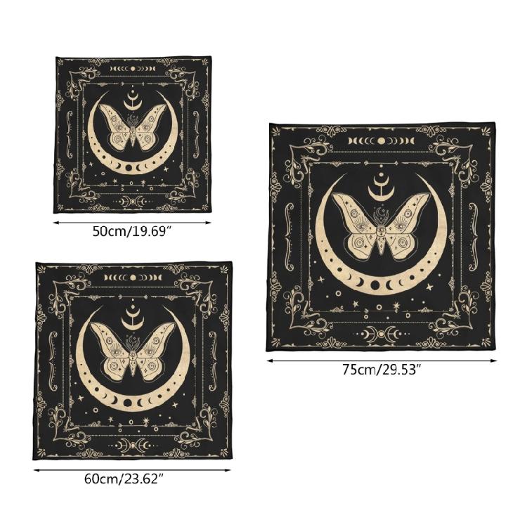 Tarot Card Tablecloth Altars Cloth Astrology Divinations NonSlip Mat Tapestry