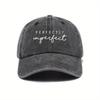 European and American hot-selling washed baseball cap women's PERFECTLY spring and summer fashion curved-brim outdoor sun hat