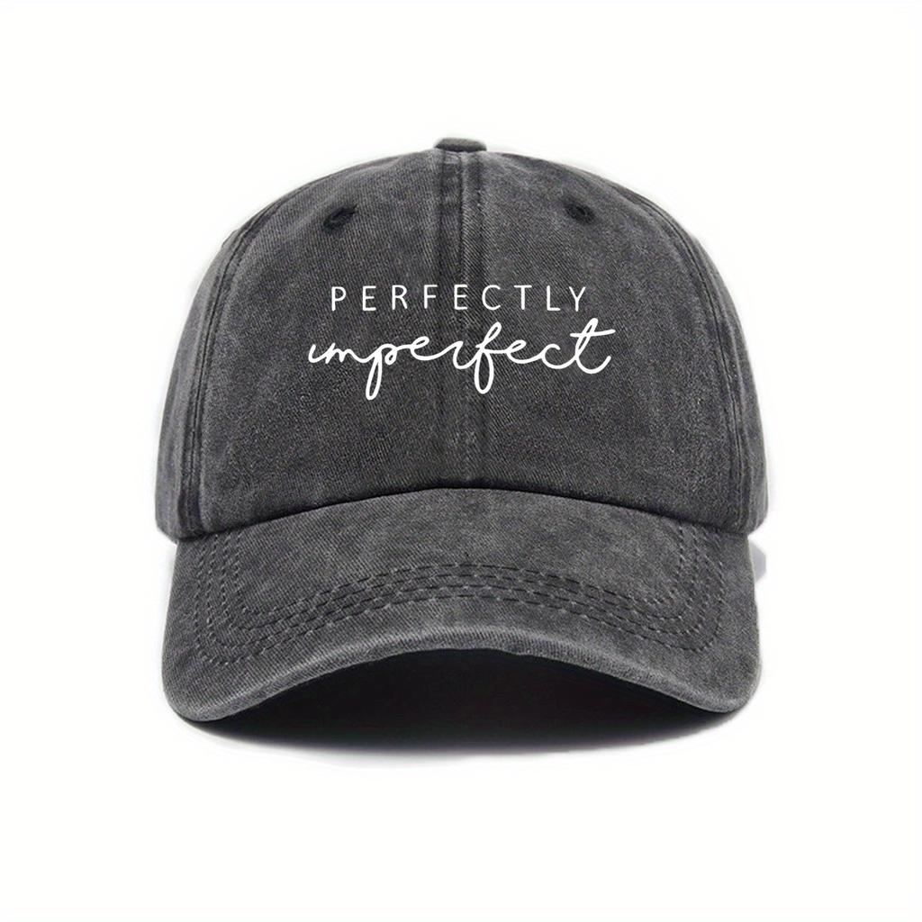 European and American hot-selling washed baseball cap women's PERFECTLY spring and summer fashion curved-brim outdoor sun hat
