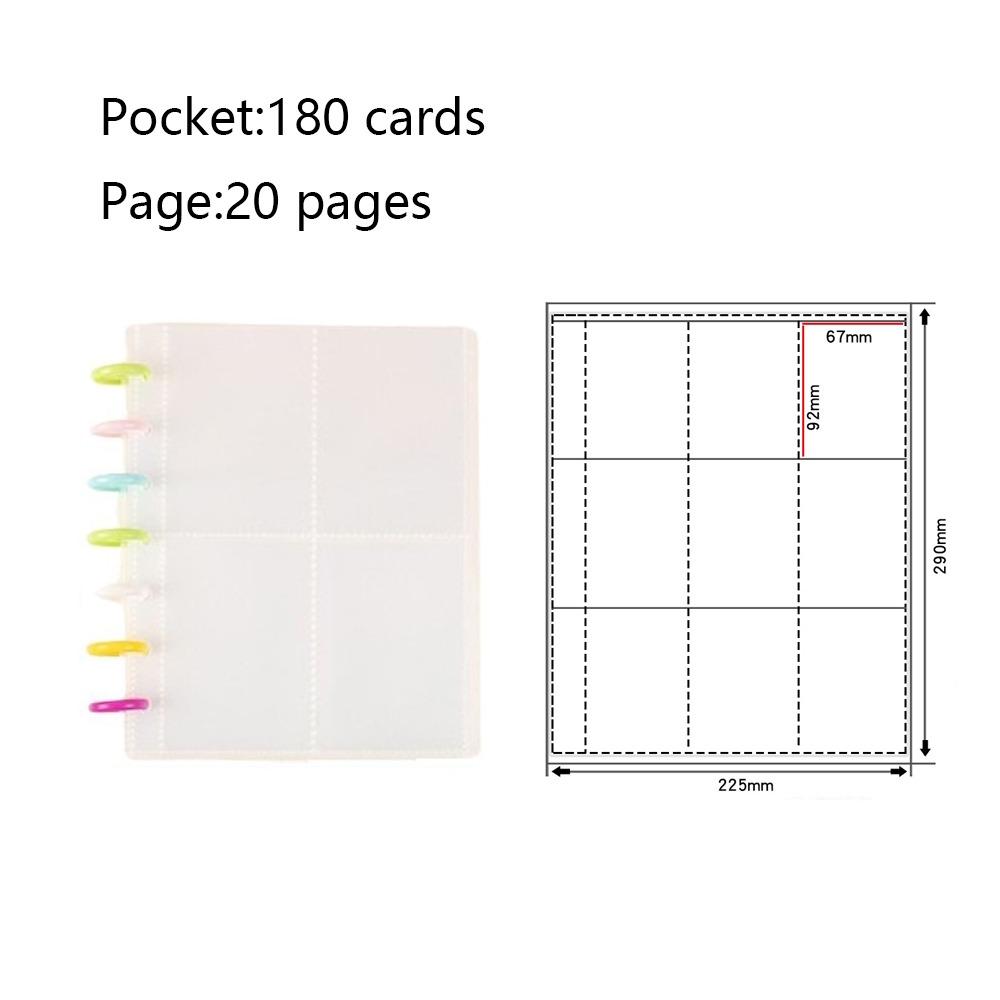 Multi-pockets Photo Album Kpop Loose-leaf Binder New Idol Cards Collect Book  Star Chaser