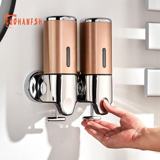 400ml Waterproof Soap Dispenser, Moisture-proof, Wall Mounted, Household Shampoo Liquid Soap Conditioner Dispenser, for Daily Life