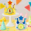 Popular DIY Star Velcro Crown for Baby's First Birthday Party