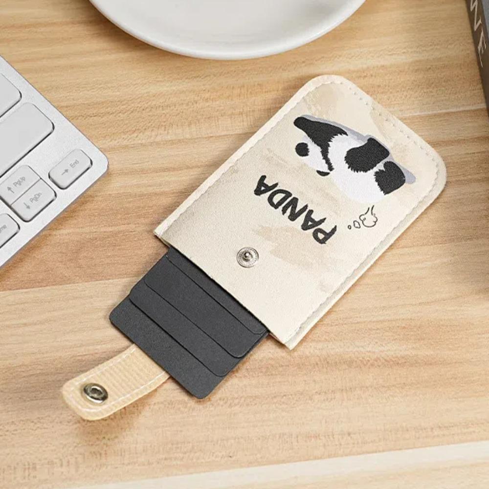Pouch Hasp Multi-Slot Card Bag Waterproof Panda Printed Coin Purse Shopping