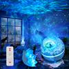 ZEAKOC Remote Control Aurora Star Projector Planetarium for Home 14 Lighting Music Voice Adjustable Rotation Timer Romantic Party Gift for Japanese