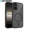 KEYSION Магнитный чехол для телефона для OnePlus Nord CE5 Силикон+ПК Матовый Полупрозрачный Прозрачный Противоударный чехол для OnePlus 1+Nord CE 5 5G