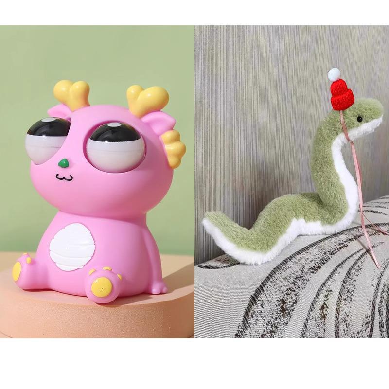 Игрушка-антистресс Dao Le Ge Pop-Eye Dragon - Снятие стресса, сжимайте и щипайте для креативных детских розыгрышей