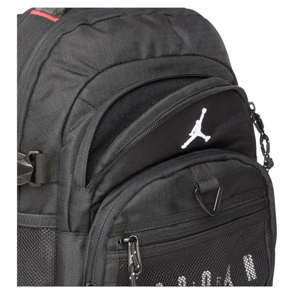 New Jordan Polyester Backpack Unisex Black/Light Ivory White II6435-010