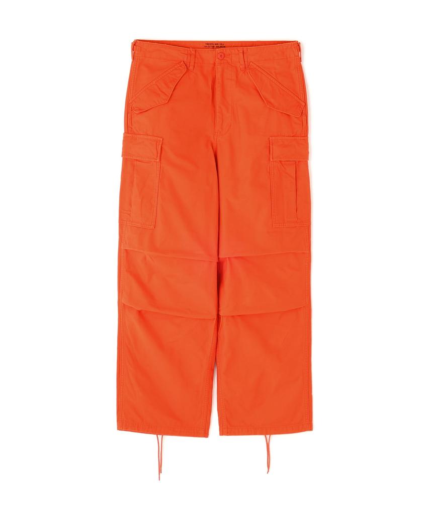 AVIREX N/C M-65 FATIGUE PANTS Nylon Cotton M-65 Fatigue Pants Men's S 150 Orange 783-5910018