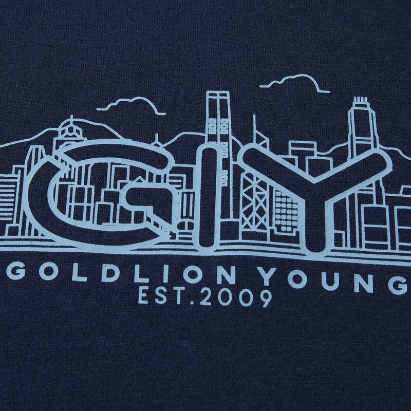 Мужская толстовка Goldlion GY Коллекция 2026 с круглым вырезом