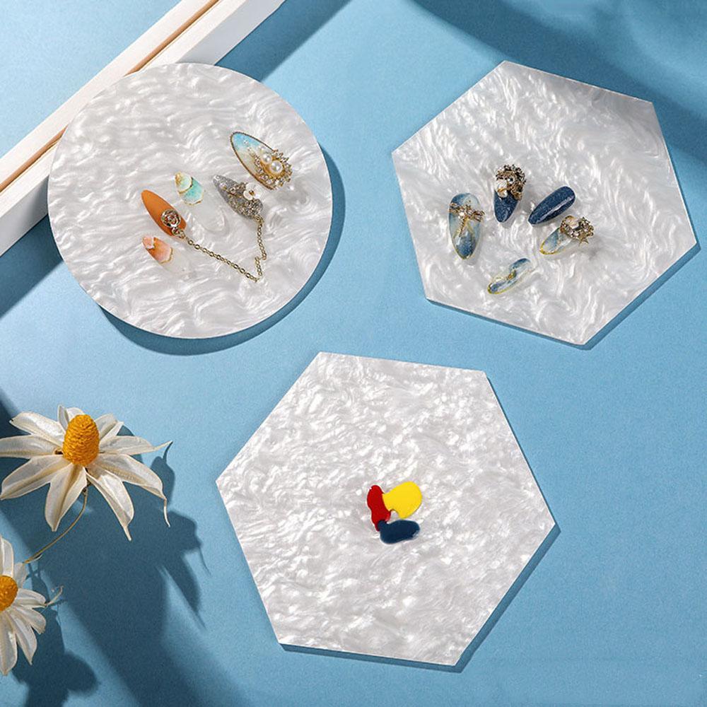 Color Mixing False Nail Tips Display Board Manicure Palette Color Paint Palette Nail Art Palette