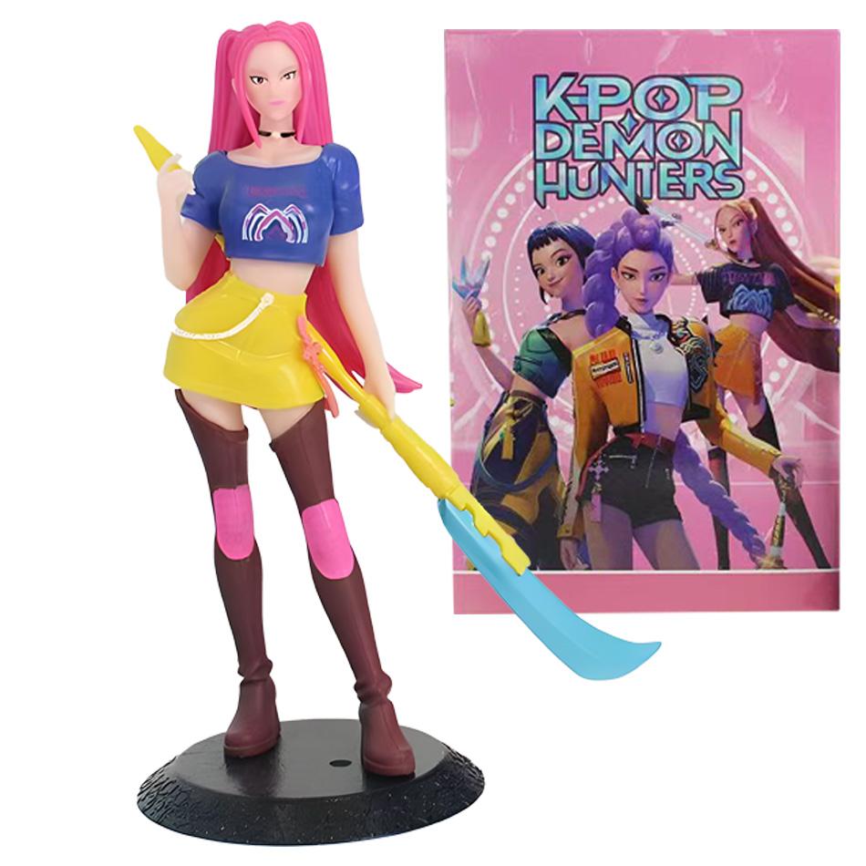 Аниме Kpop Hunter ПВХ Статуэтки Косплей Истребитель Демонов - Коллекционные Настольные Куклы для Фанатов - Настольное Украшение