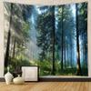 Home Tapestry Wall Hanging Forest Tapestry Background Fabric For Living Room Bedroom Decor Decorative Wall Art