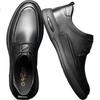 Goldlion Men's Shoes, Urban Fashion Lace-Up Leather Shoes, Comfortable Wear-Resistant Casual Leather Shoes, 50623039001A-Black Size 38