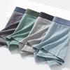 Men's Breathable Underwear Underpants Boxer Shorts Cotton Briefs Solid Color
