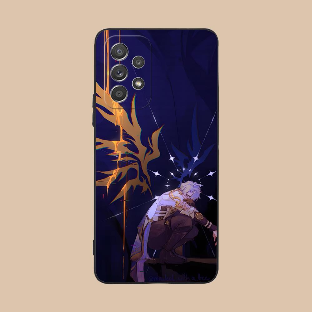 Чехол для телефона Honkai Impact Phainon для Samsung Galaxy A73 72 71 70 56 55 54 53 52 36 35 34 23 16 15 5G Цветной Защитный Роскошный