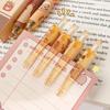6pcs Black Ink Capybara Gel Pen 0.5mm Exam Pen Professional Press Pen  Office