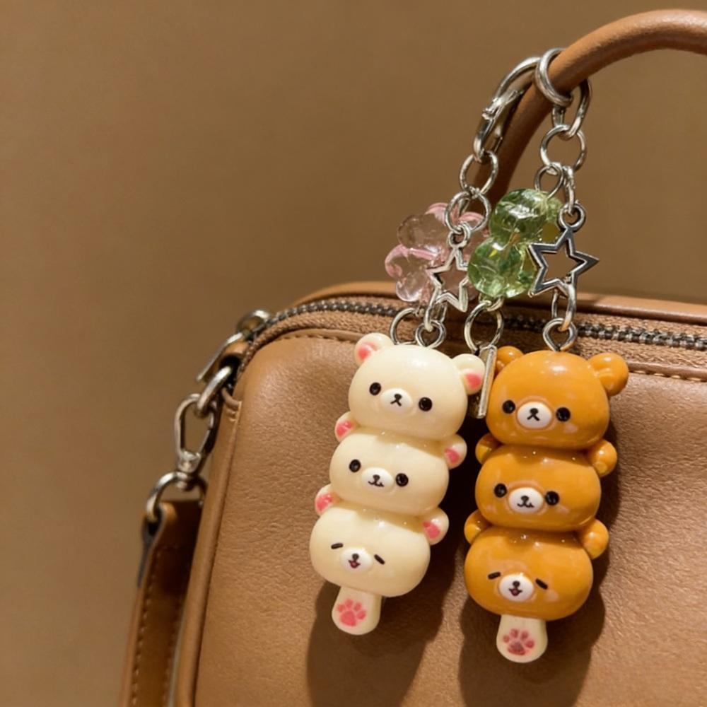 Держатель для карт Rilakkuma Po Защитный чехол Мультяшный Аниме Плюшевый Брелок Мягкий Брелок Подвеска для Сумки Брелок Аксессуар Для Подарков