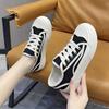 Platform Canvas Shoes Children Spring and Autumn New Casual Retro Single Shoes Hong Kong Style Versatile Student Biscuit Shoes