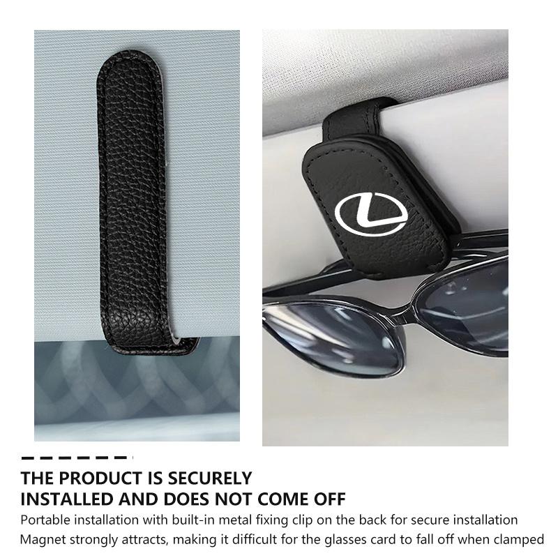 For Lexus Car Sun Visor Glasses Box Sunglasses Clip Auto Accessories CT ES GS NX IS250 RX350 IS200 LX570 UX250h CT200h AEU1