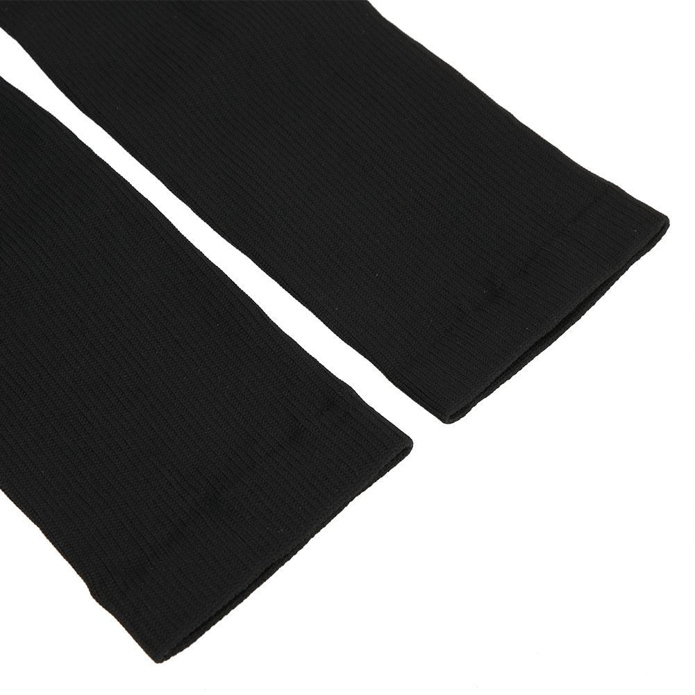 2Pair Sport Compression Stockings Ankle   Copper   Calf Thining Sleeves(Copper Fibre Knee High Stockings Black s M)