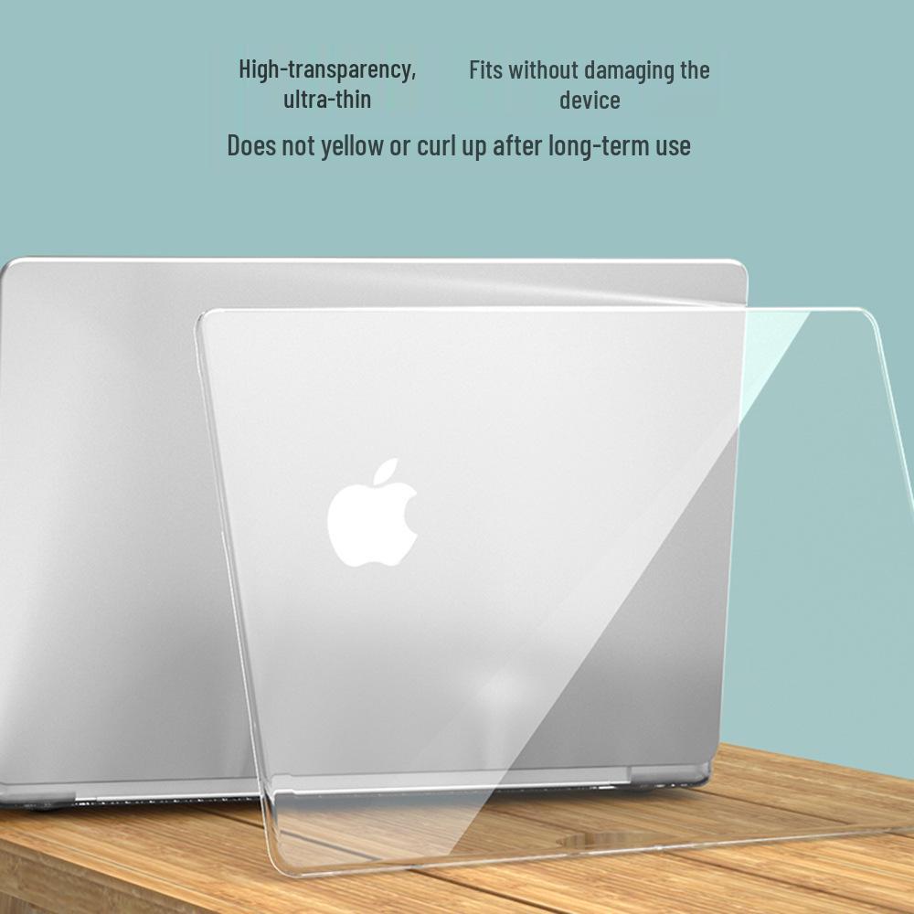 Прозрачный защитный чехол для MacBook Pro, Хрустальная оболочка для ноутбука Apple