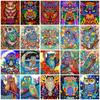 5d Diamond Painting New Owl Cartoon Full Square/round Embroidery Colorful Bird Animal Mosaic Home Decor