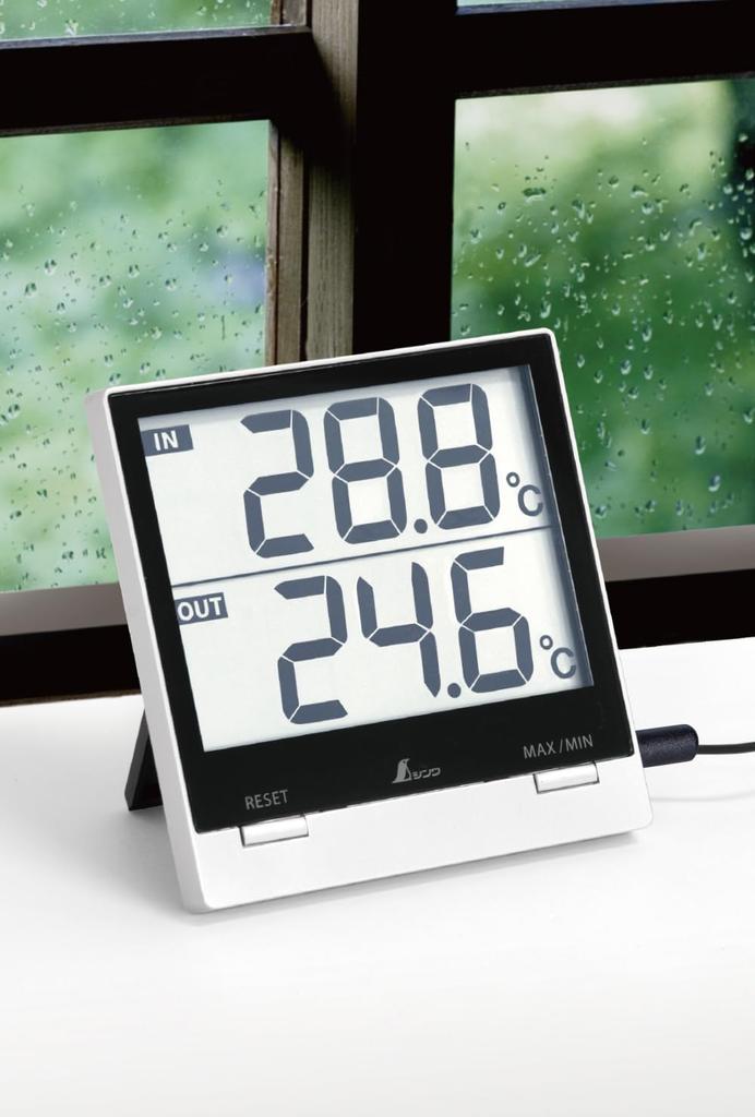 Цифровой термометр Shinwa Sokutei Smart C Внешний датчик 73118 Максимум/Минимум/Внутри/Вне помещения/Водонепроницаемый