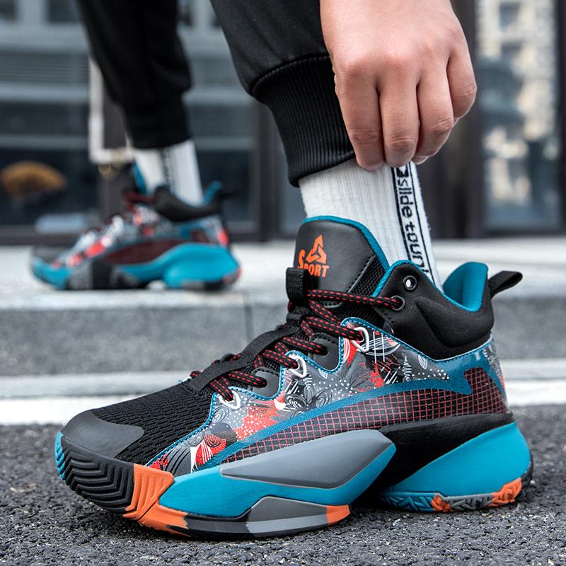 Модные мужские баскетбольные кроссовки с мягкой подошвой, кроссовки на шнуровке, удобные, для тренировок, для спортсменов, высококачественная спортивная обувь, повседневные кроссовки для активного отдыха 45