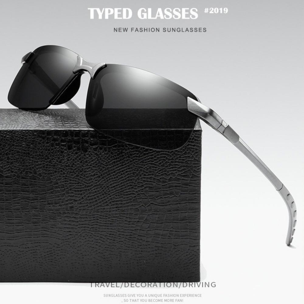 Солнцезащитные очки Мужские Дневные Ночные Очки Хамелеоны Поляризованные Водительские Очки для улицы Сверхлегкие Очки против излучения Fis