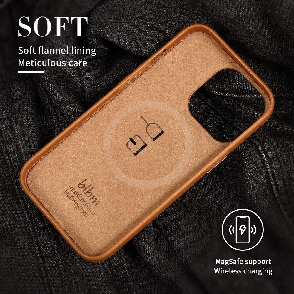 Распродажа кожаный чехол для телефона Magsafe для Apple iPhone 13 Pro Max 13 Mini кронштейн магнитная задняя крышка с держателем для карт