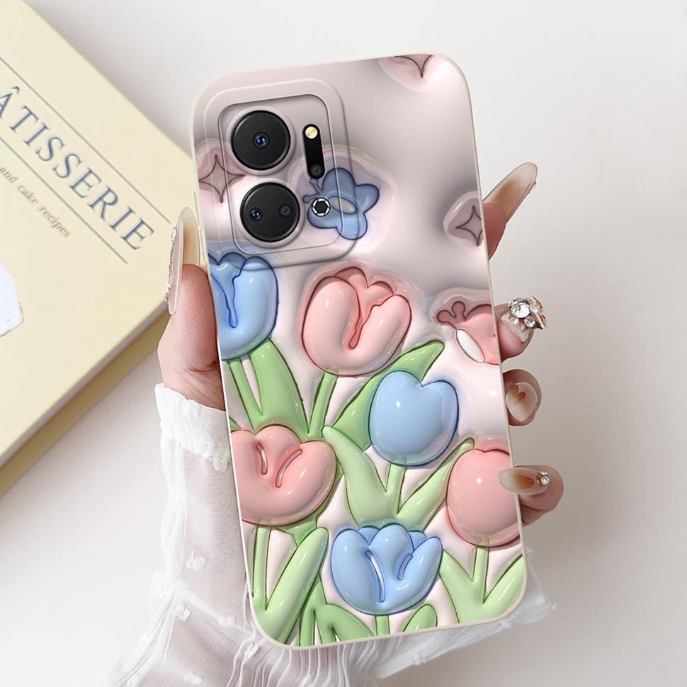 Роскошный painted чехол для Honor X7a 4G Case 2023 Силиконовый мягкий Fundas Чехол для телефона для Honor X7A X 7a HonorX7a Coque Capa