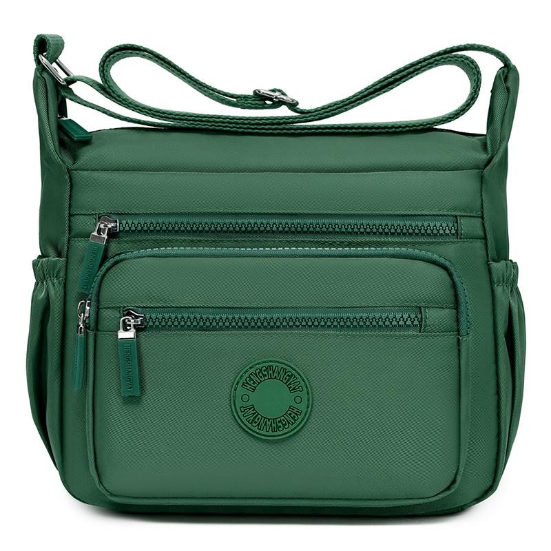 Нейлоновая женская сумка многослойная сумка для мамы большая вместимость сумка через плечо легкая водоотталкивающая сумка кросс-боди