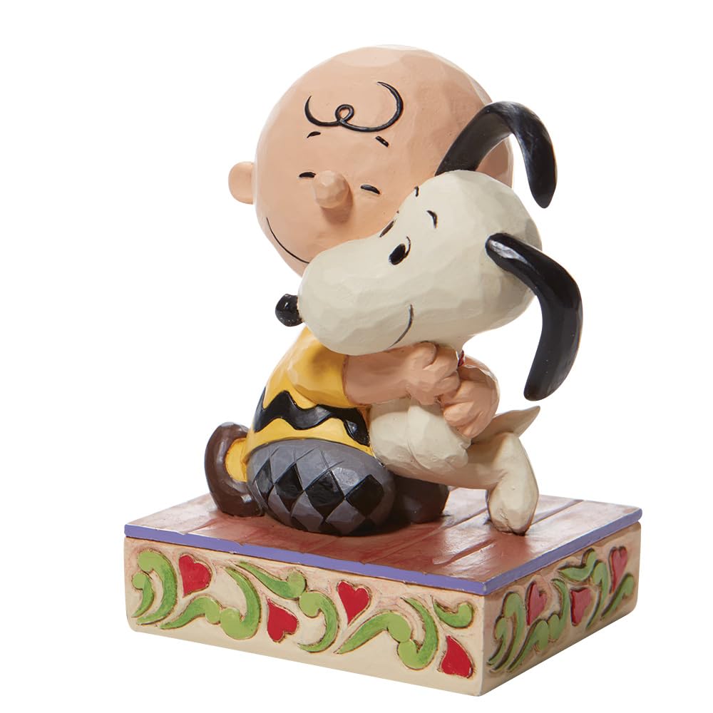 Enesco Jim Shore Snoopy Charlie Brown Hug 6007936 &