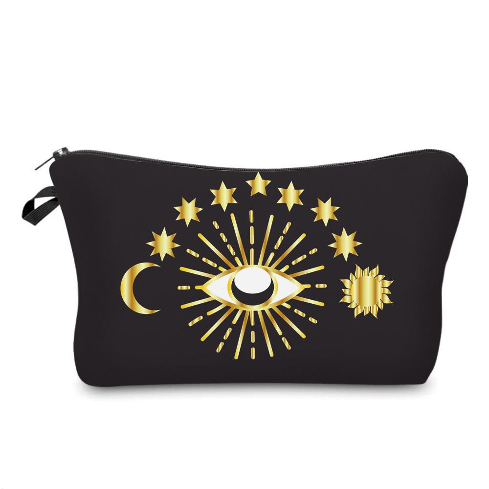 New Cross-border Printed Devil Eye Clutch Bag Ladies Multi-functional Travel Organizer