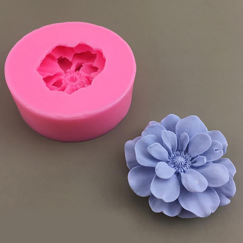 Красивая форма для цветов, сделай сам, пластырь из смолы, мягкая силиконовая форма для помадки, шоколада, мыло, украшение для торта, инструмент для выпечки