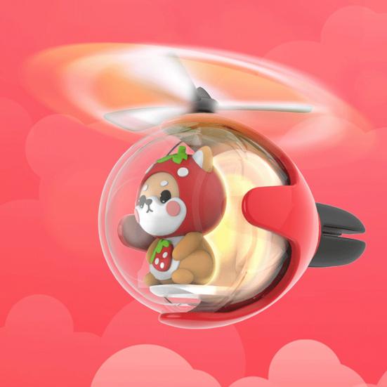 Автомобильный освежитель воздуха со светодиодной подсветкой, работающий от батареек, универсальный ароматический диффузор с ароматическими таблетками, украшение для вентиляционного отверстия автомобиля