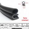 U-образная EPDM пористая резиновая лента для уплотнения дверцы шкафа