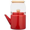 Fesca HB-929 Enamel Kettle, 2.4L, Red, Induction Compatible